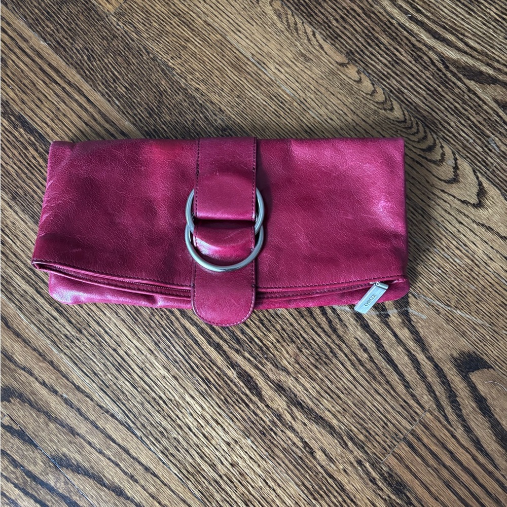 Vintage Red Clutch Bag